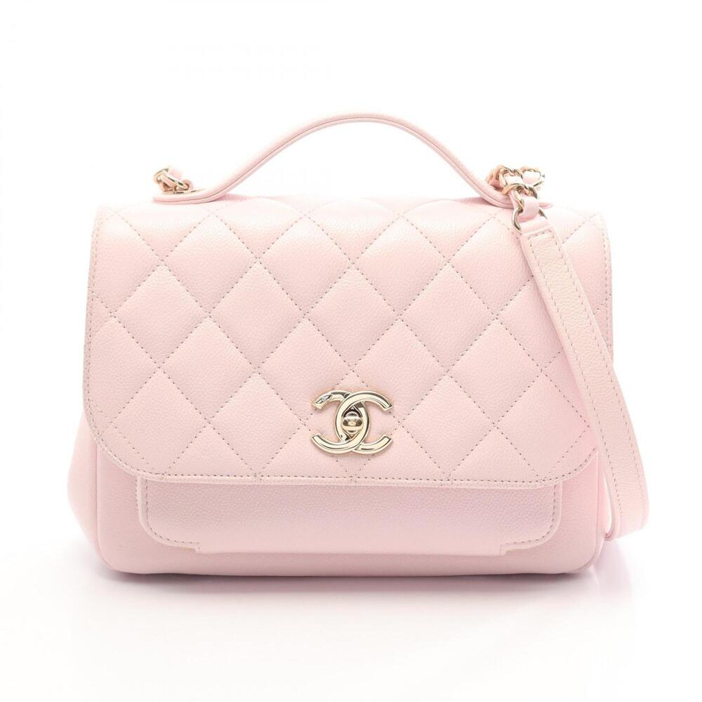 Chanel Mini Flap Handbag, Matelassé 2-Way Shoulder Bag/Handbag, Caviar Skin (...